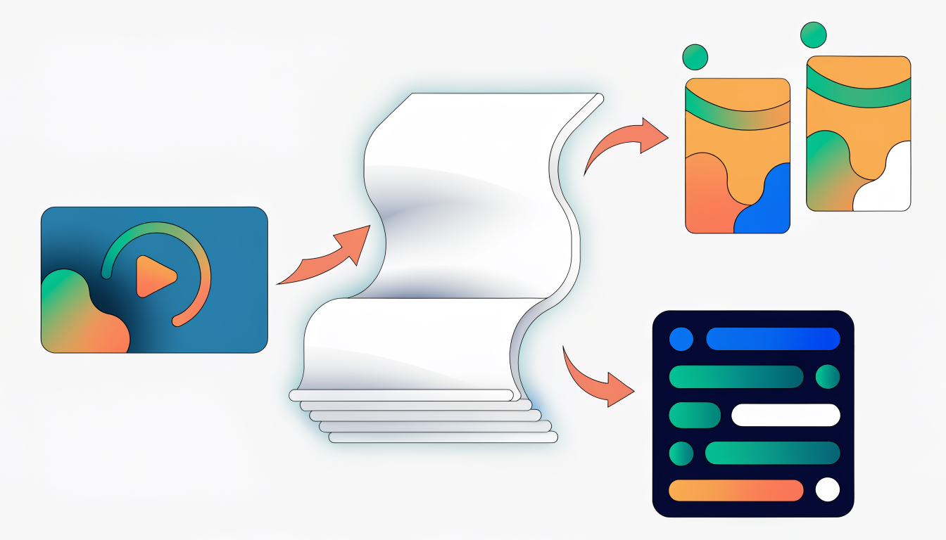 AI content repurposing tools converting single piece into multiple formats