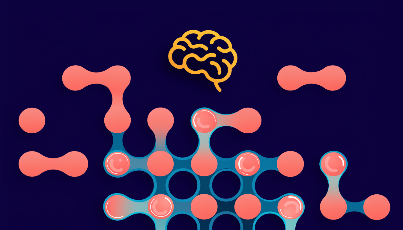 AI machine learning algorithms analyzing keyword relationships for semantic clustering