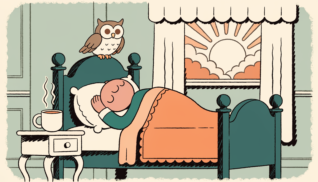 Illustration av vilodag före högskoleprovet