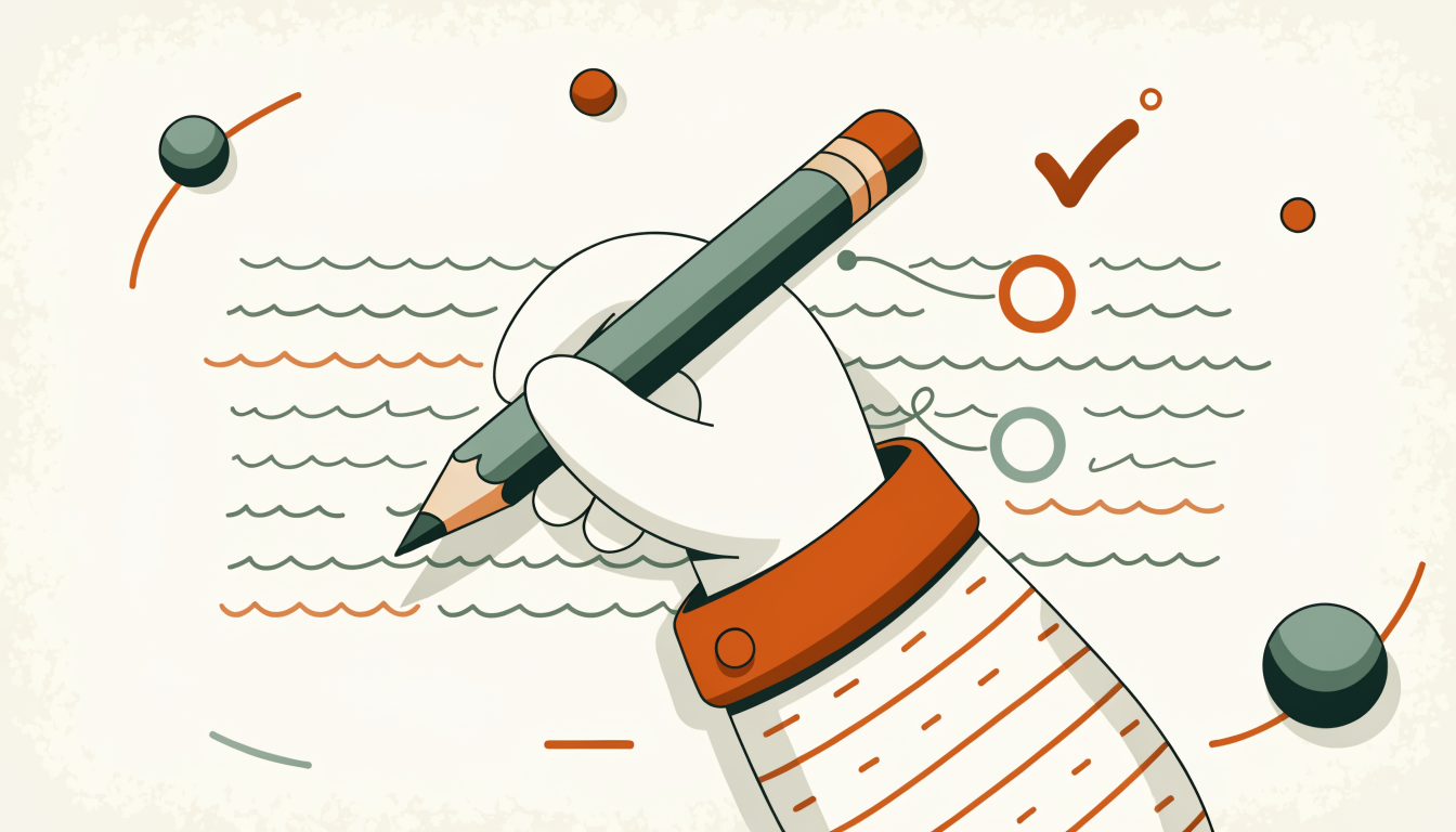 Student annotating SAT reading passage with transition words and key ideas highlighted