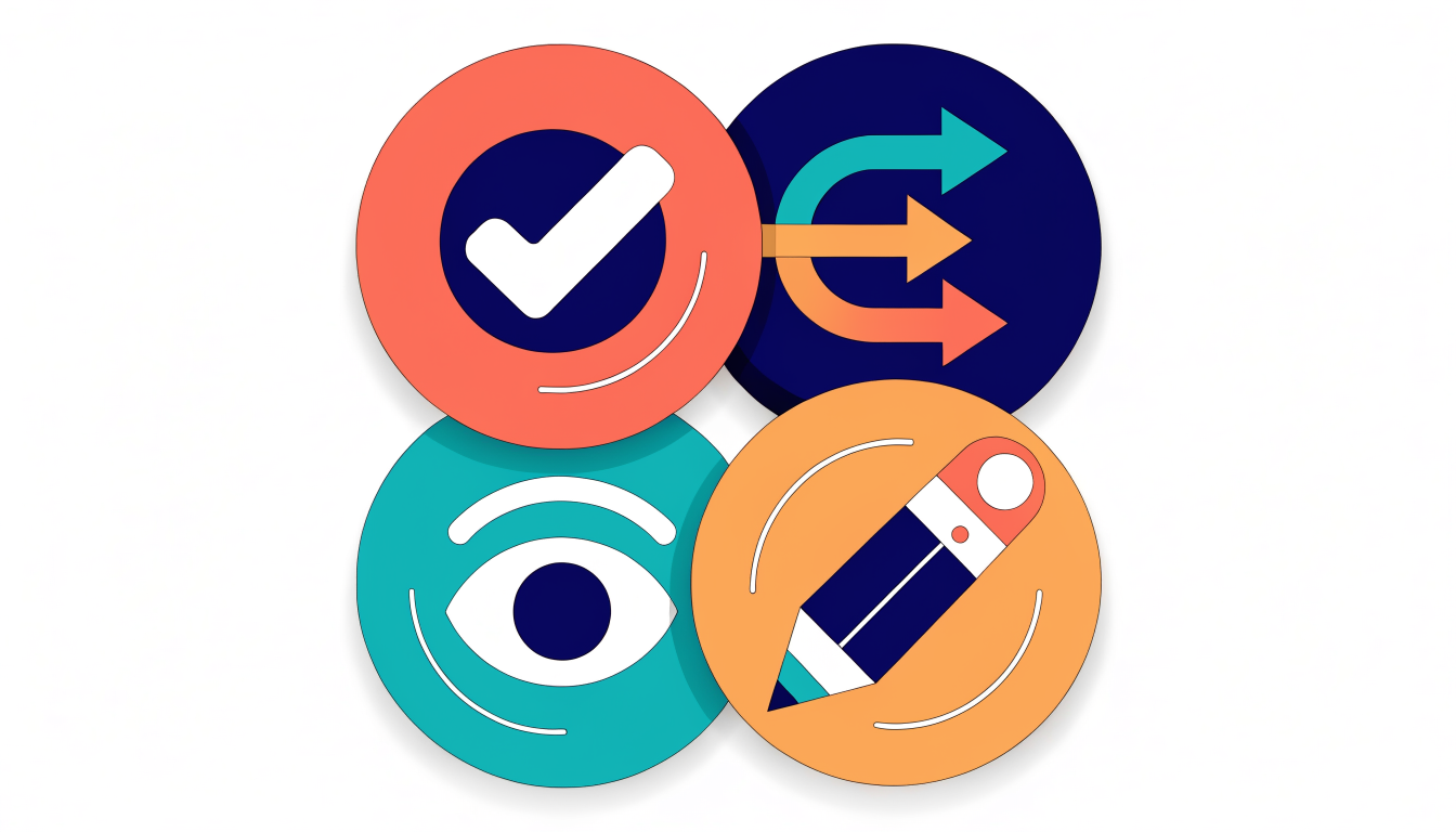 The 4 C's framework for ACT English answer evaluation