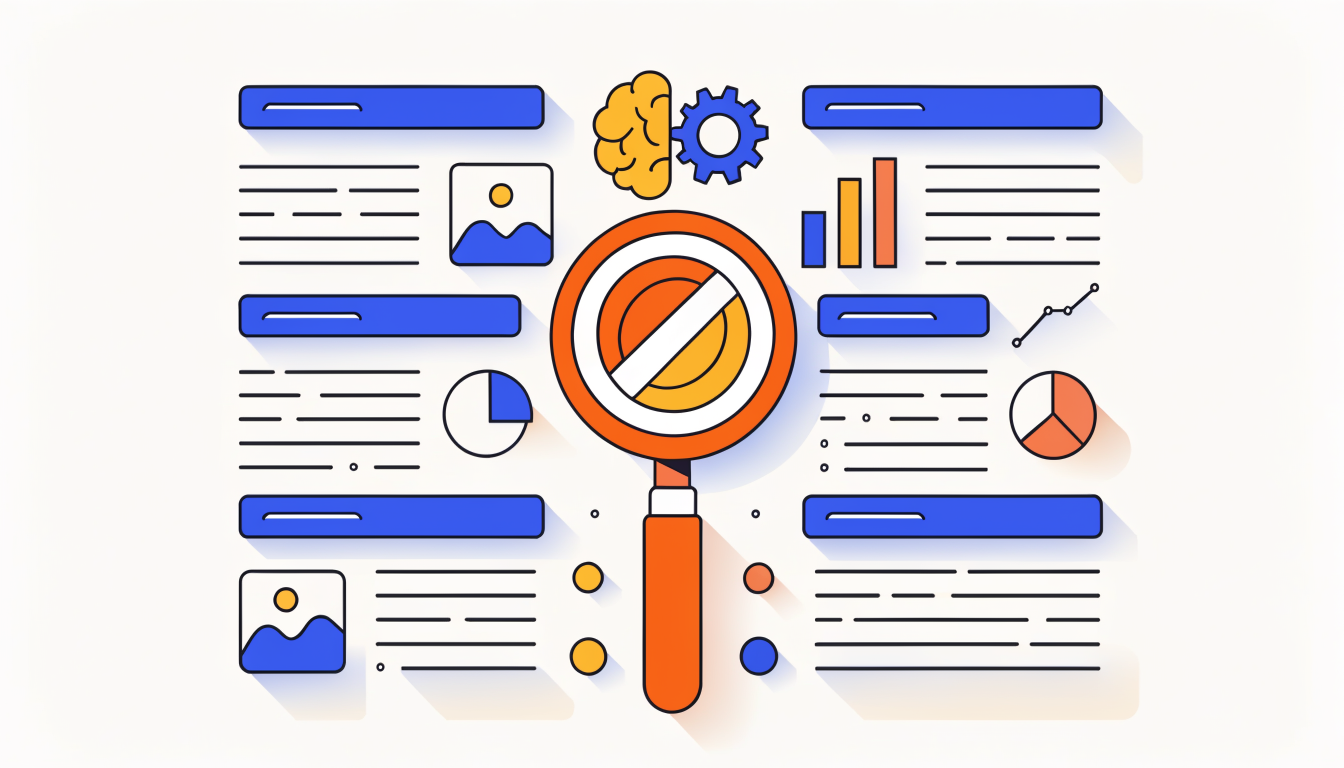Content optimization strategy balancing user experience with search engine requirements