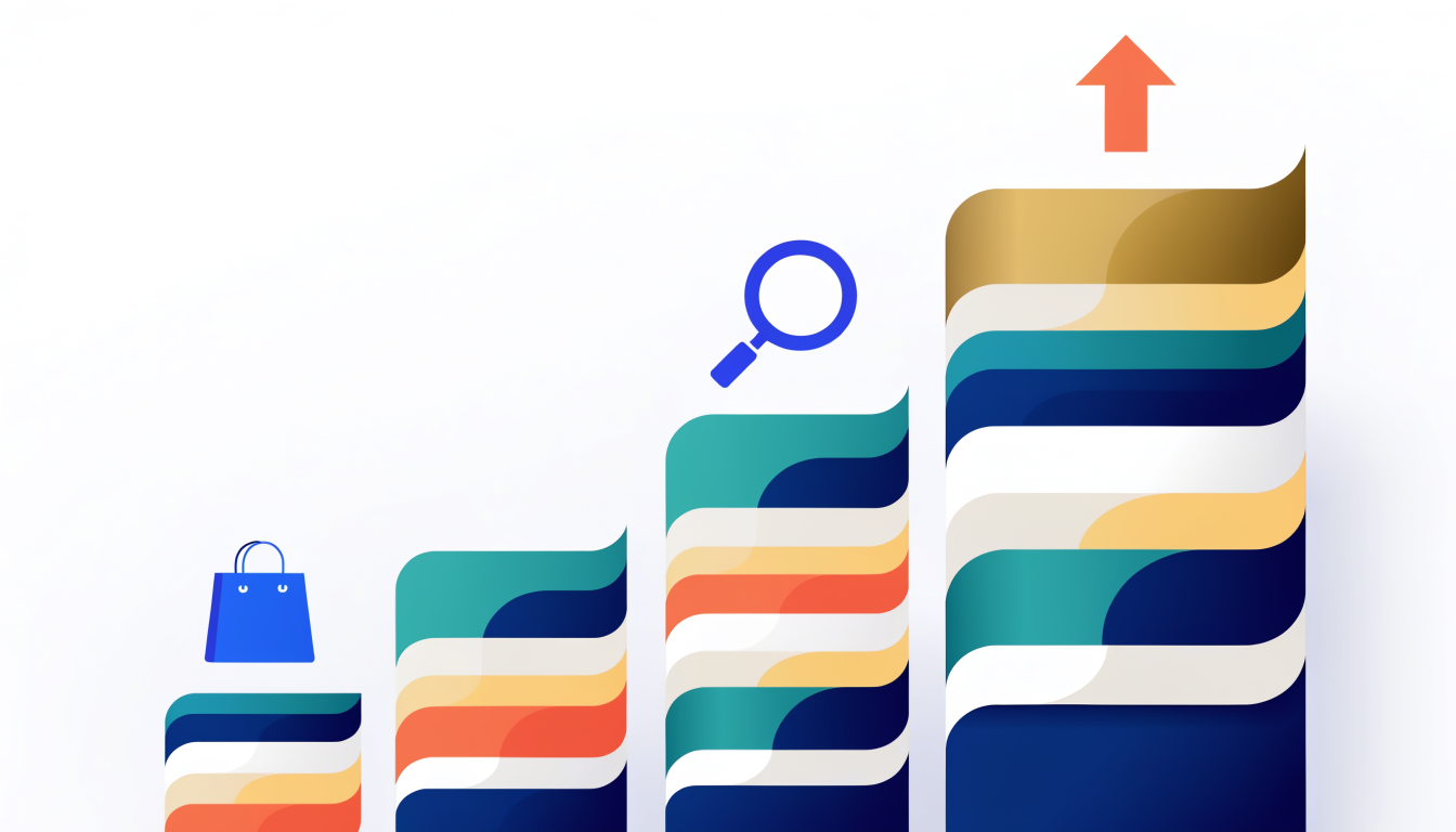 Organic search traffic and revenue growth comparison chart
