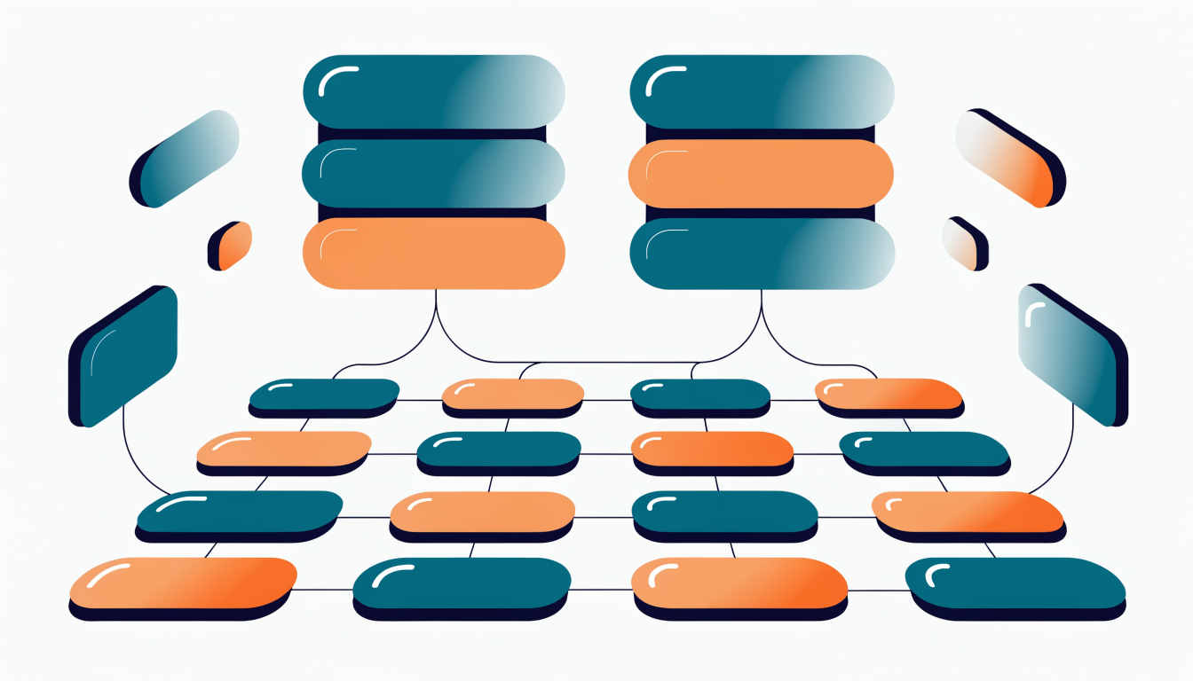 E-commerce content strategy and internal linking structure diagram