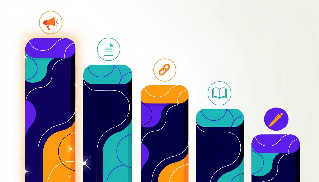 Top 5 link building tactics for 2026 ranked by effectiveness showing digital PR as the leader