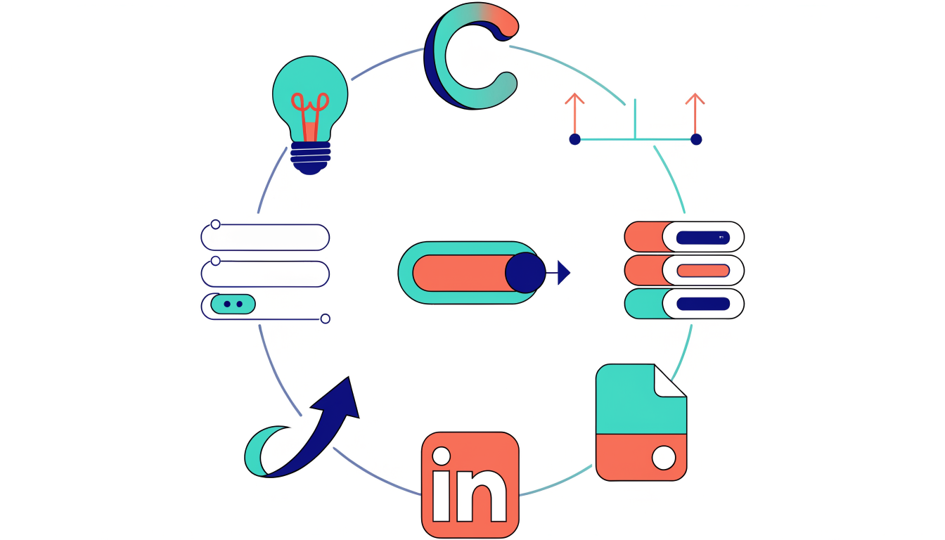 9-step carousel creation workflow from planning to publishing