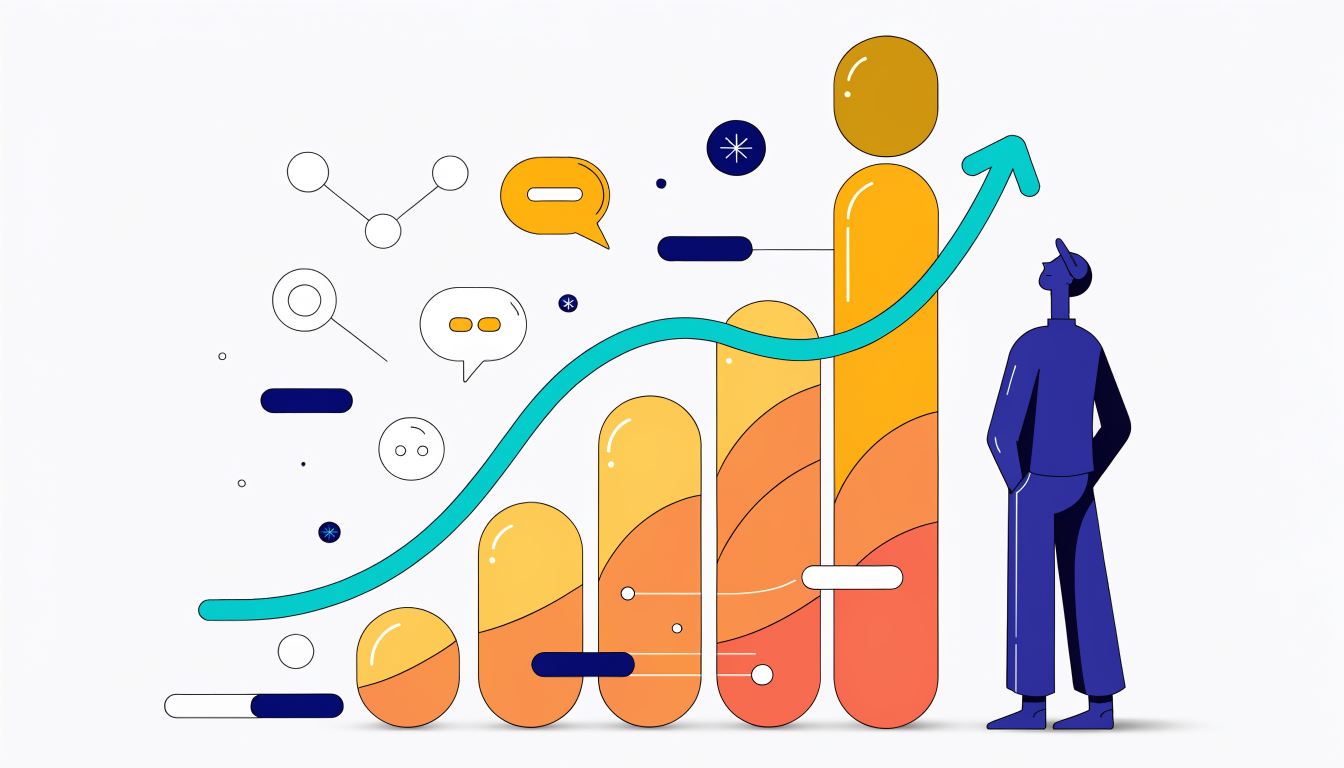 LinkedIn Creator Mode reach and visibility growth metrics visualization