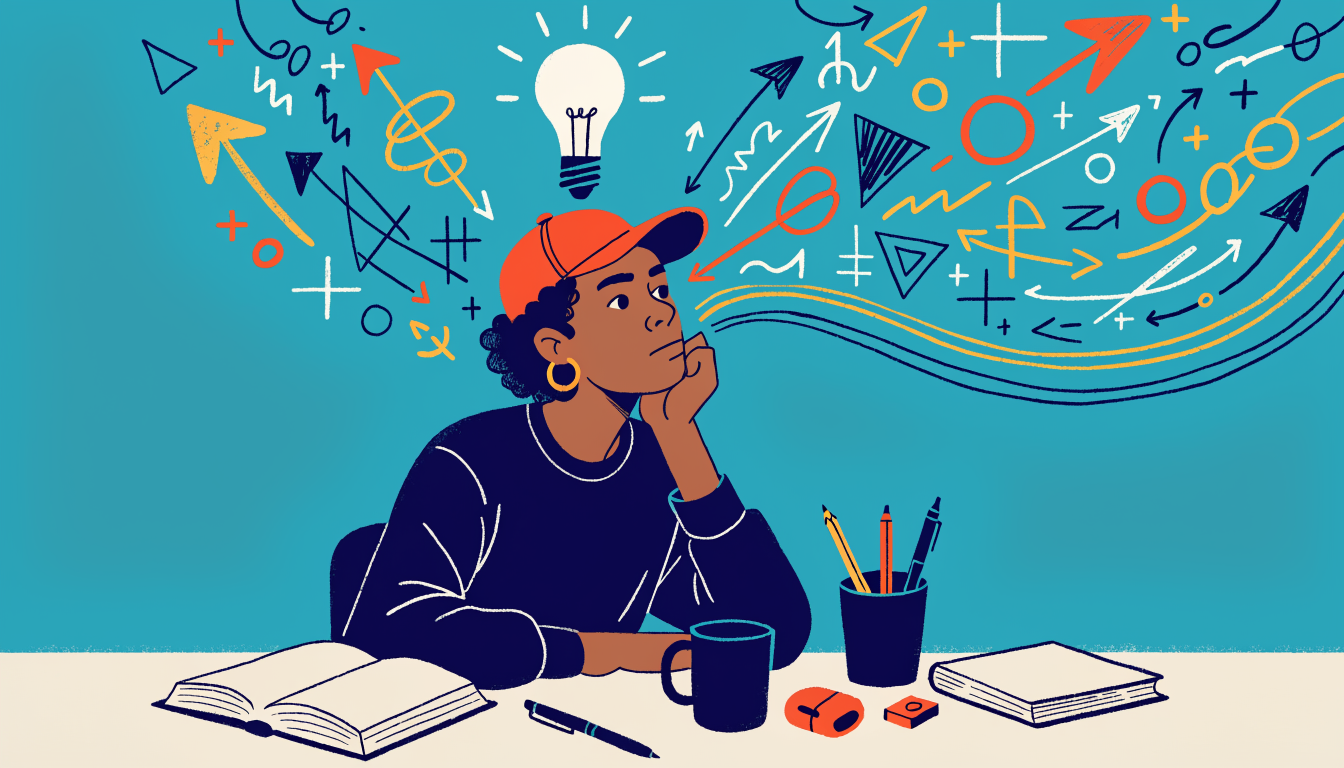 Student som förstår högskoleprovet matematik genom systematisk träning