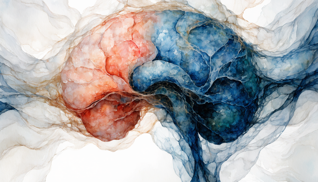 Illustration av hypocampus och amygdalas samspel vid minnesbildning