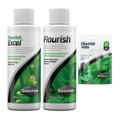 Low-Tech Planted Starter — Seachem Flourish Excel, Seachem Flourish, Seachem Flourish Tabs 10 Pack