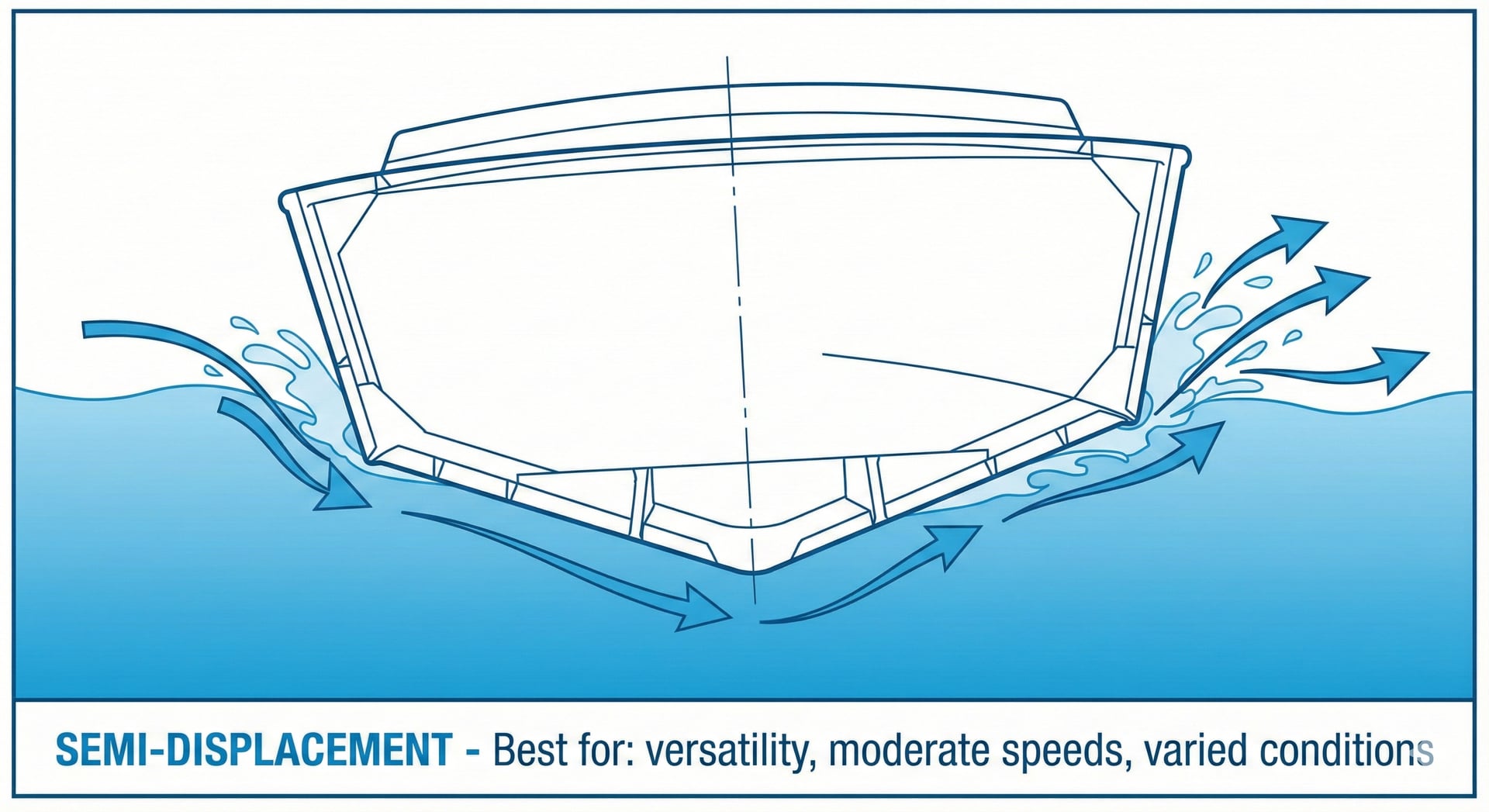 Semi-Displacement Hull