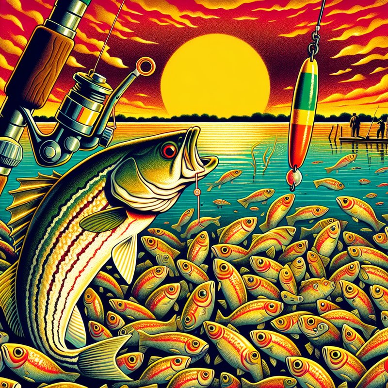 August New Moon Fishing Forecast for Striped Bass featured image