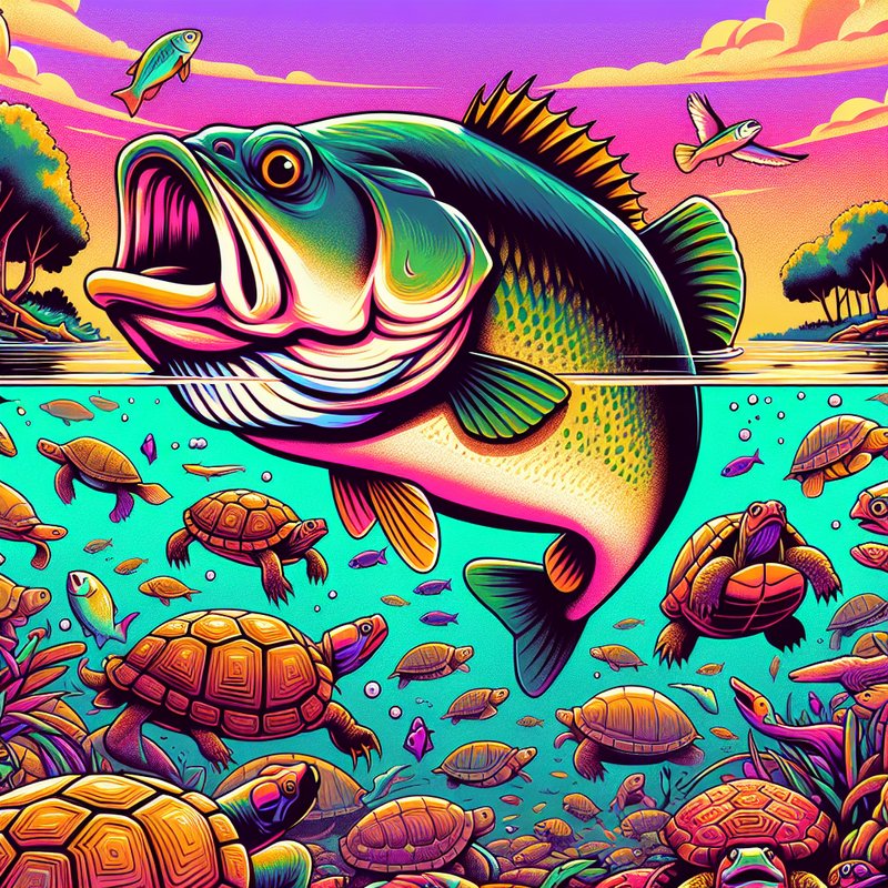 Giant Bass Caught at Snapping Turtle Pond featured image