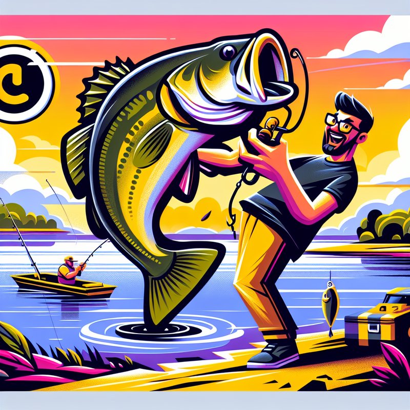 Giant Bass Caught From Shore in Ohio