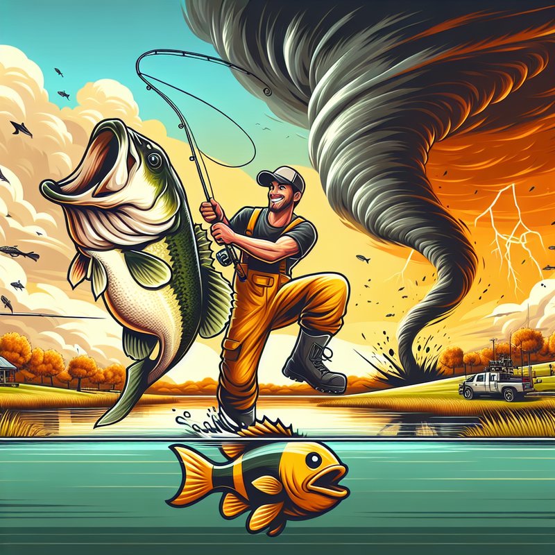 A Record-Breaking Bass Catch Amidst Adverse Weather featured image