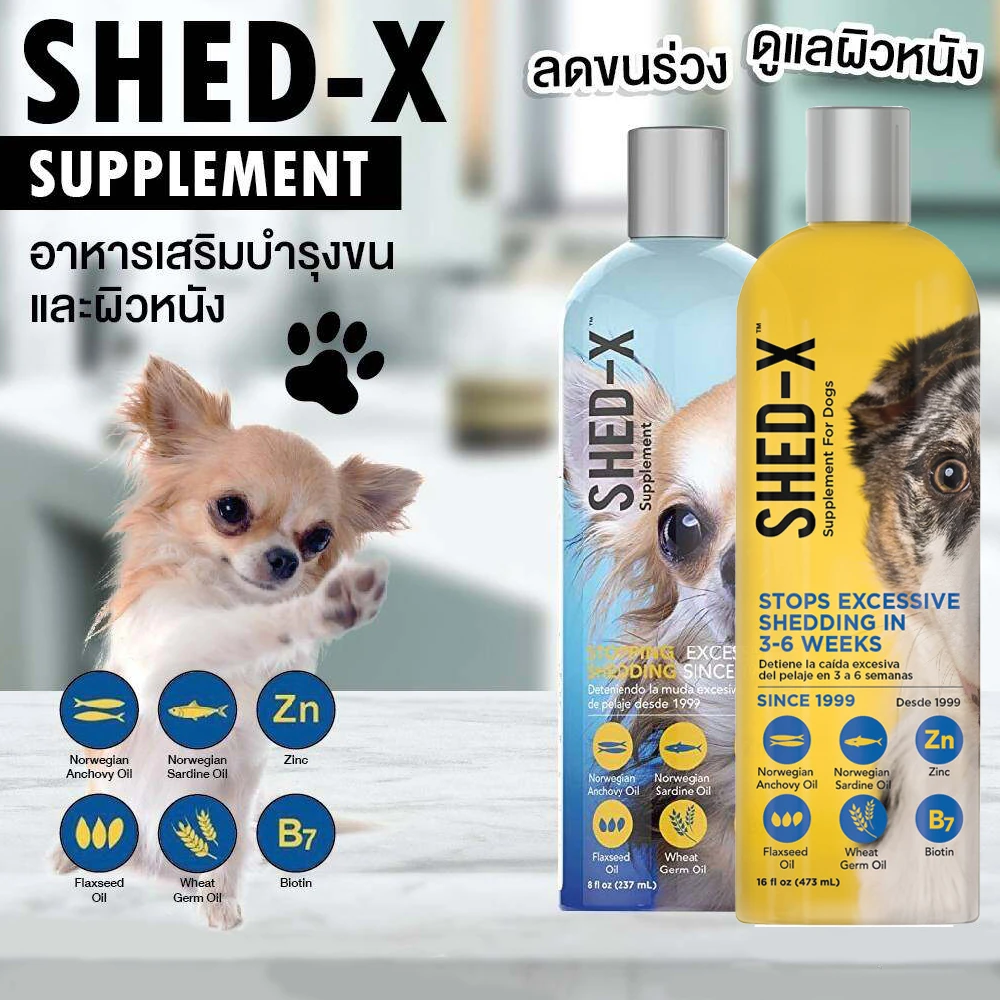 Shed x Dermaplex for dogs