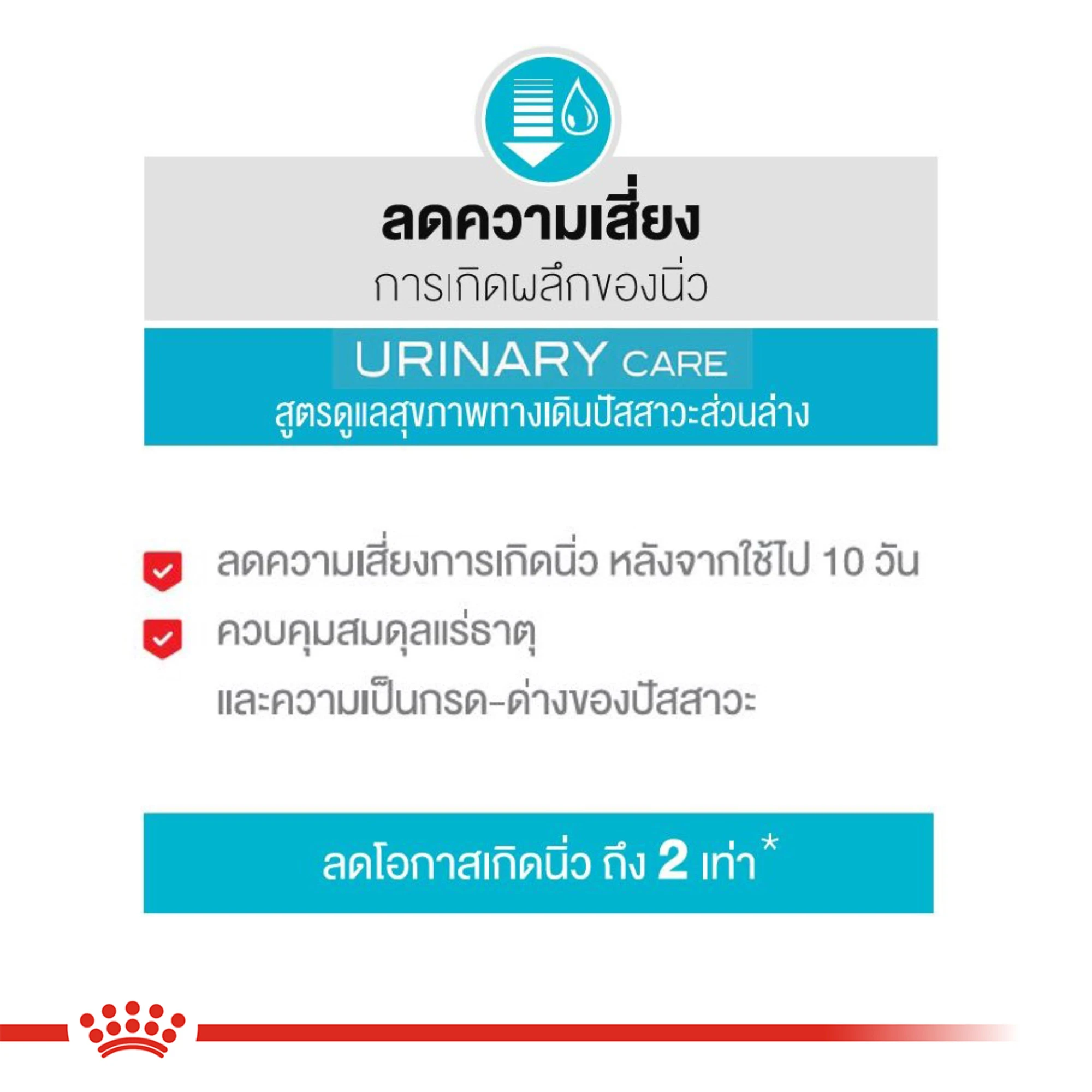 ROYAL CANIN Urinary Care อาหารเม็ดสำหรับแมวโตทุกสายพันธุ์ สูตรป้องกันนิ่ว