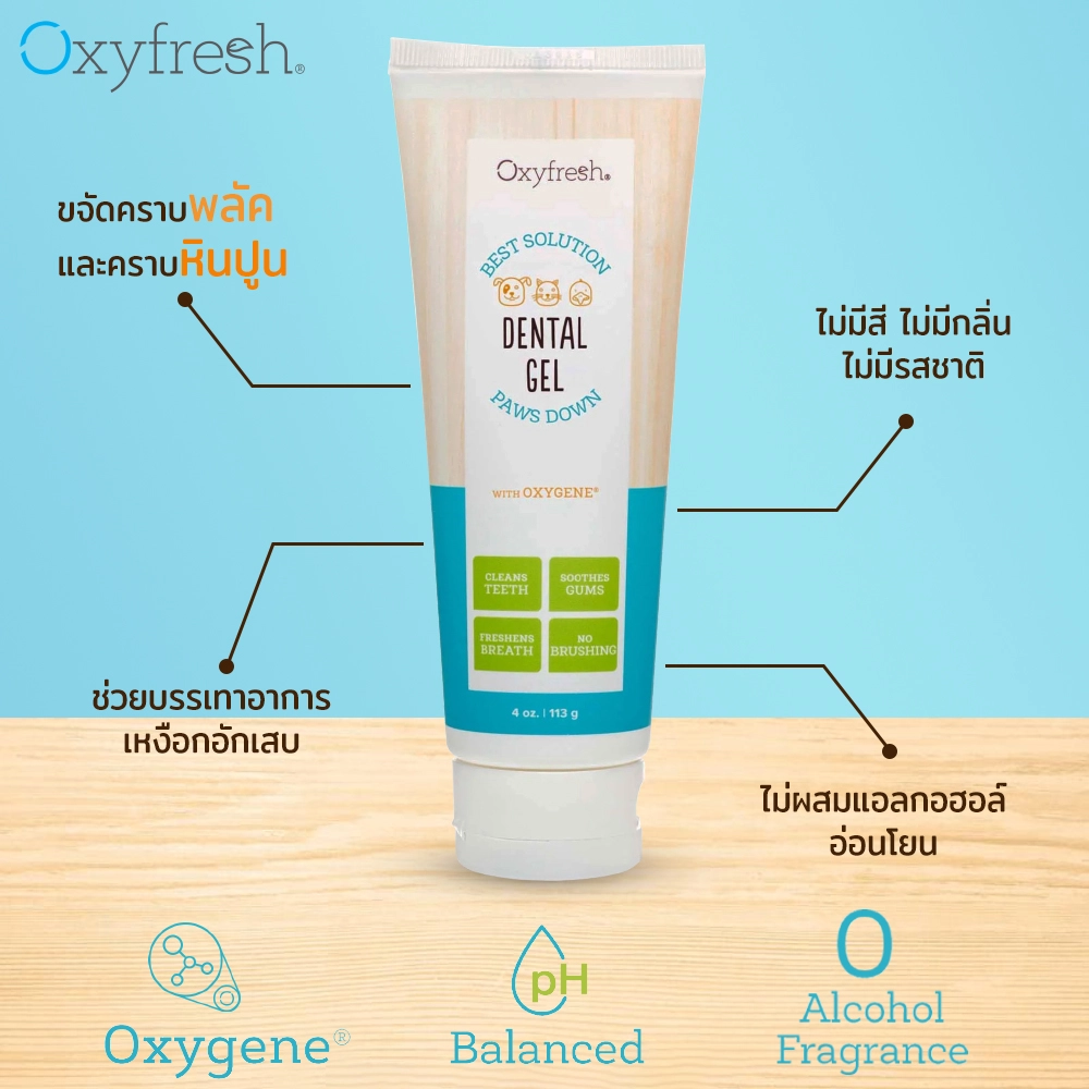 Oxyfresh Fresh Breath เจลทำความสะอาดฟัน 113 ก