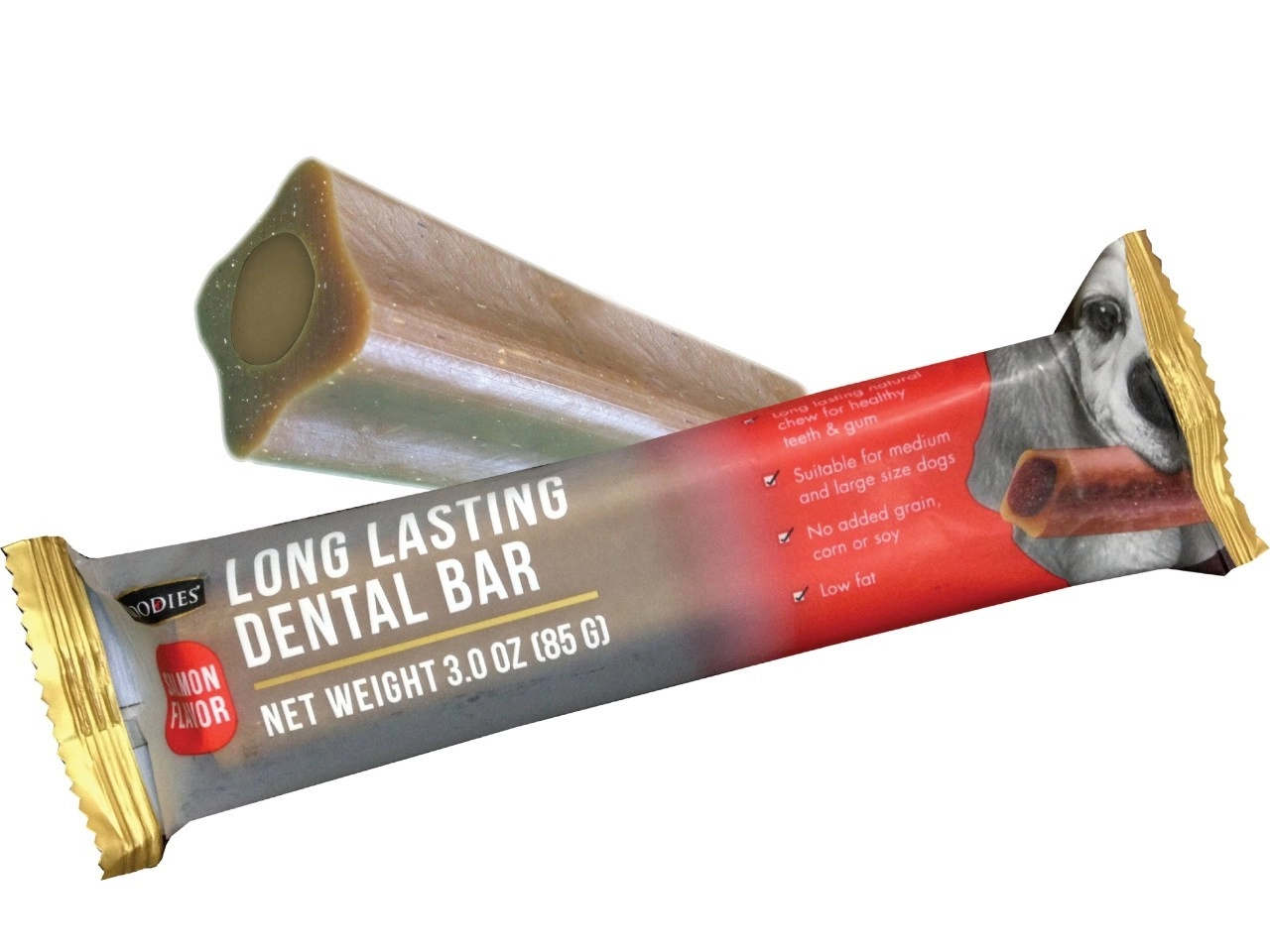 Goodies LONG LASTING DENTAL BAR ขนมขัดฟัน ชนิดสอดไส้ สำหรับสุนัขทุกสายพันธุ์ทุกช่วงวัย