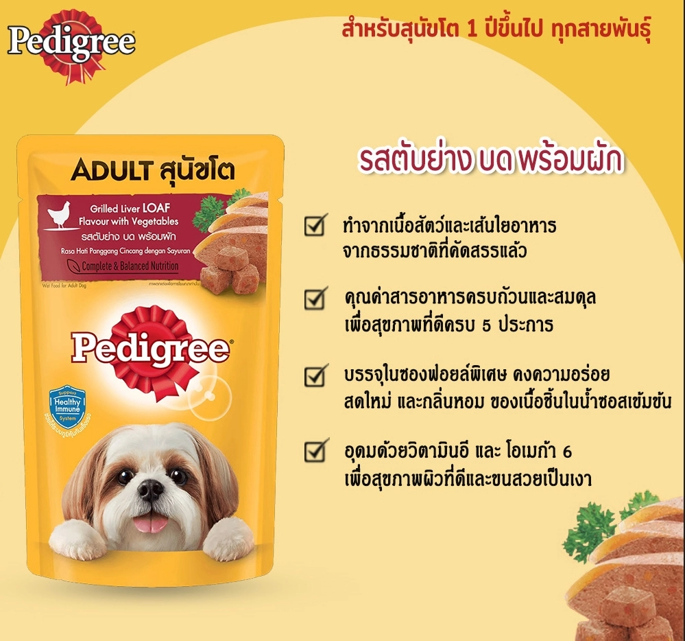 PEDIGREE อาหารเปียกสุนัขแบบซอง