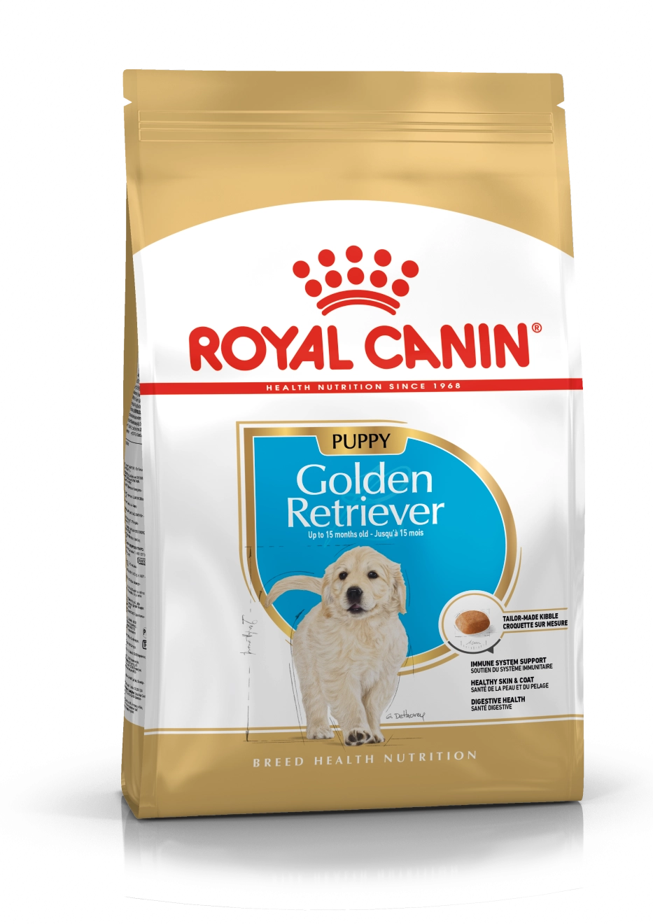 ROYAL CANIN Golden Retriever Puppy อาหารเม็ดสำหรับลูกสุนัขพันธุ์โกลเด้นรีทรีฟเวอร์