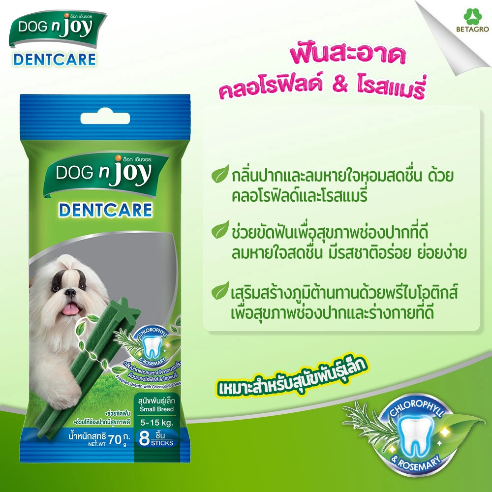 Dog n joy เดนท์แคร์ คลอโรฟิลล์และโรสแมรี่