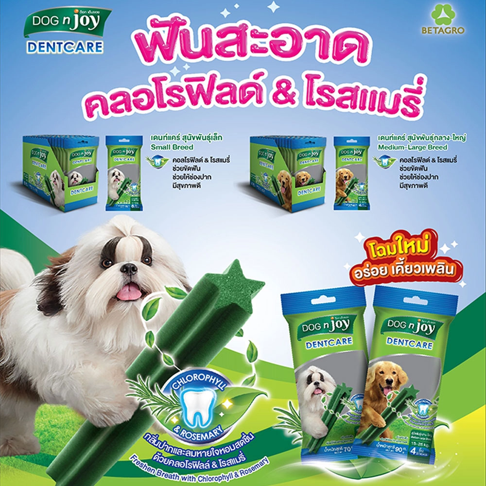 Dog n joy เดนท์แคร์ คลอโรฟิลล์และโรสแมรี่