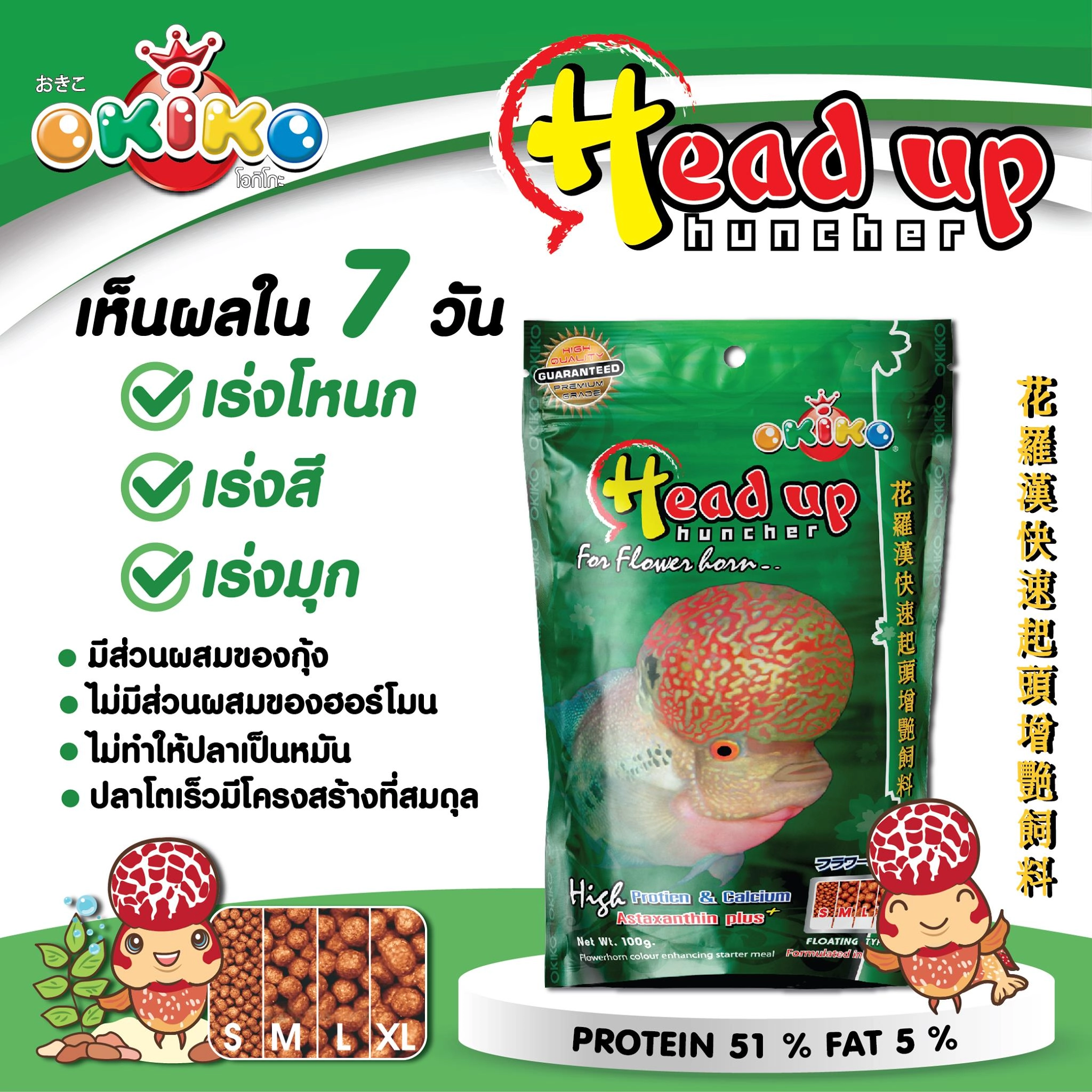 Okiko  Head up (สูตรเร่งหัว)