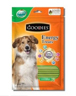 Goodie Energy Treats ขนมขัดฟันสุนัข คละแบบ 500 กรัม