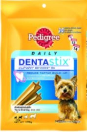 Pedigree DENTA STIX ขนมสุนัขชนิดแท่ง สำหรับสุนัขโตพันธุ์จิ๋ว