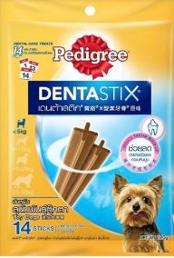 Pedigree DENTA STIX ขนมสุนัขชนิดแท่ง สำหรับสุนัขโตพันธุ์เล็ก
