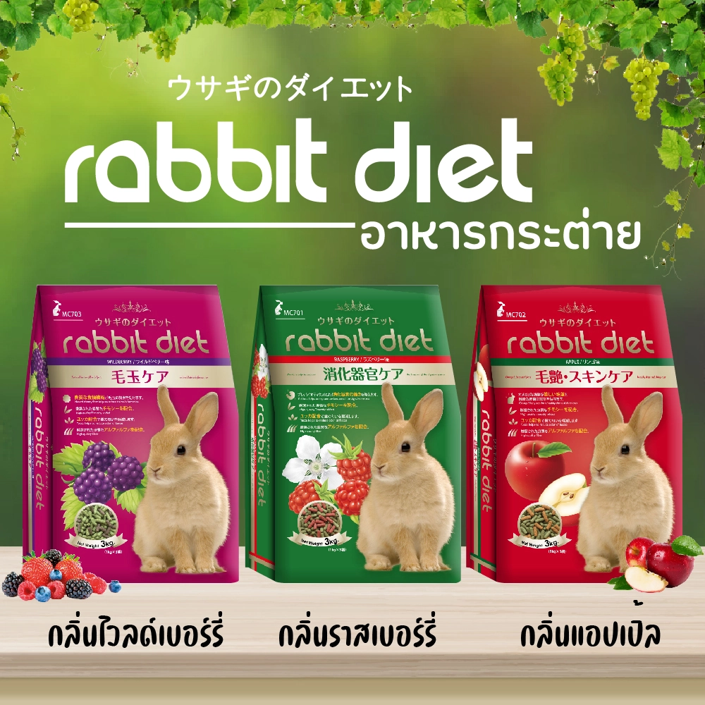 RABBIT DIET อาหารสำหรับกระต่าย