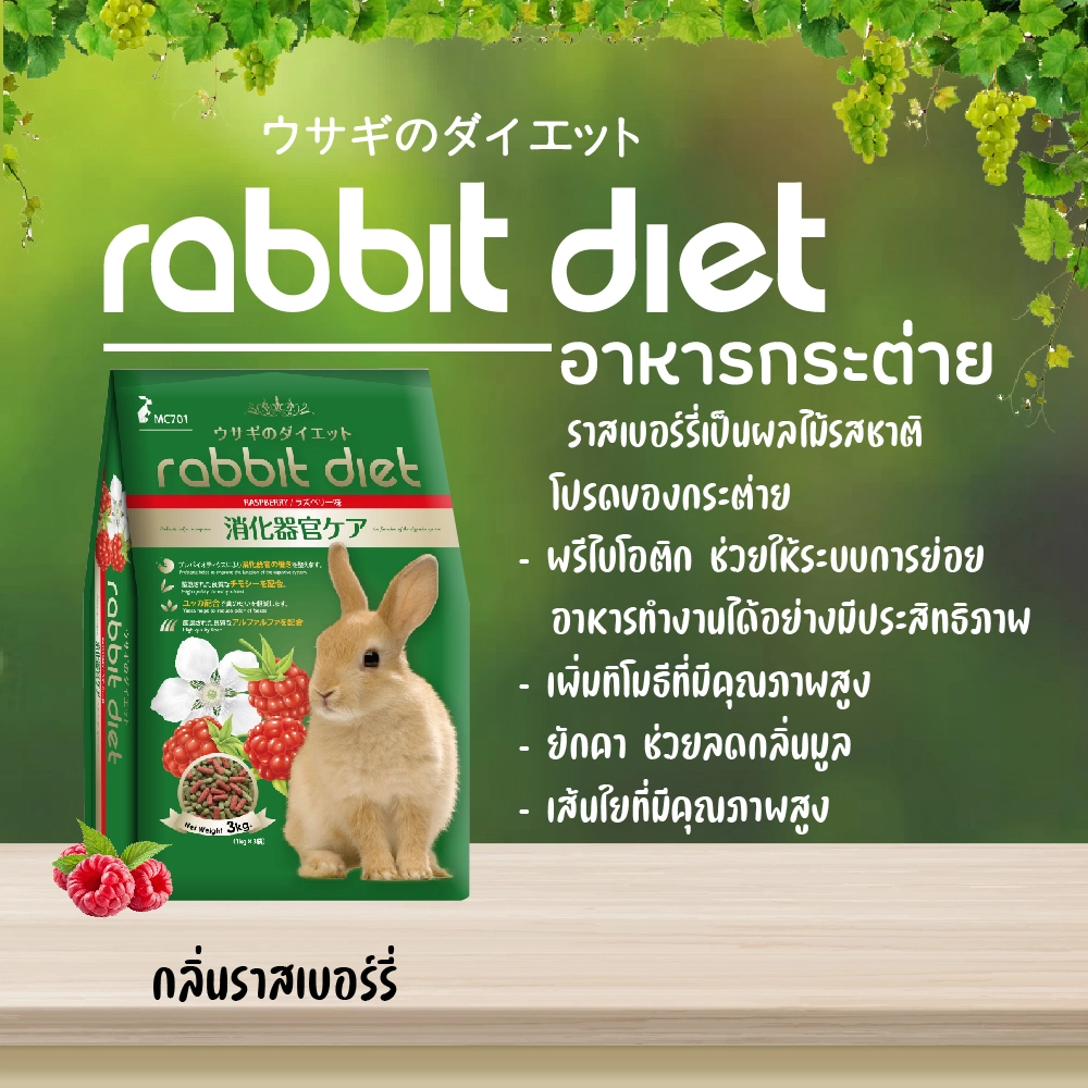 RABBIT DIET อาหารสำหรับกระต่าย