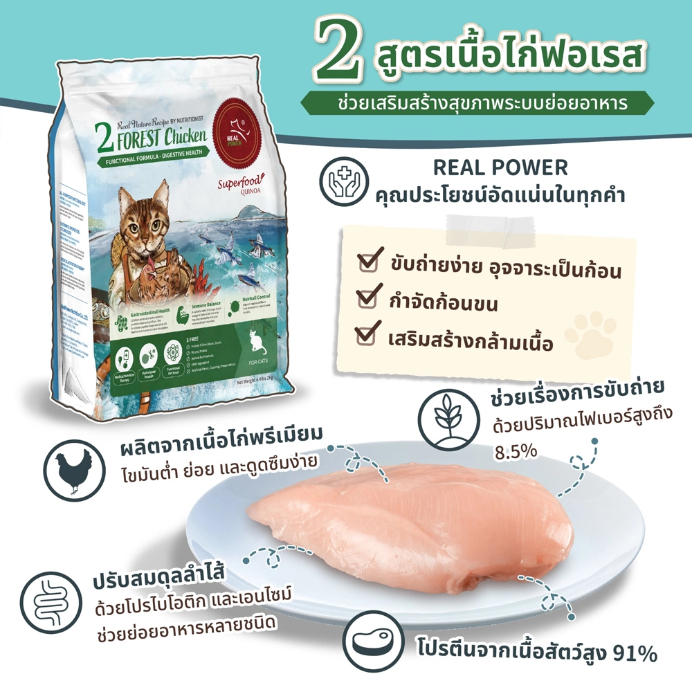 REALPOWER FOREST Chicken Holistic Cat food