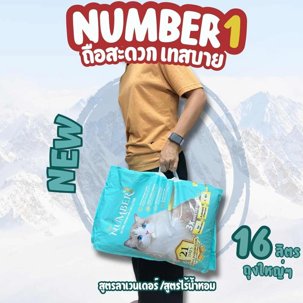 NUMBER1 ทรายแมวภูเขาไฟ ลาเวนเดอร์