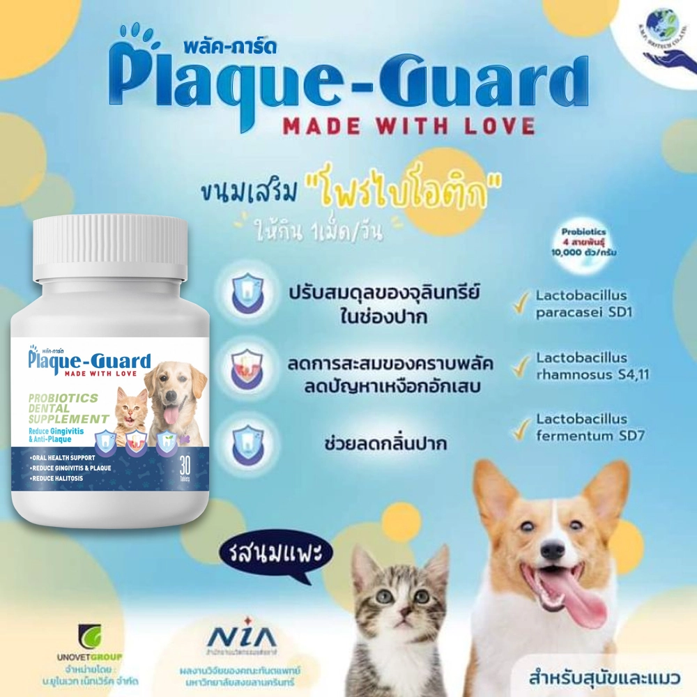 Plaque Guard วิตามินดูแลช่องปากลดคราบหินปูน