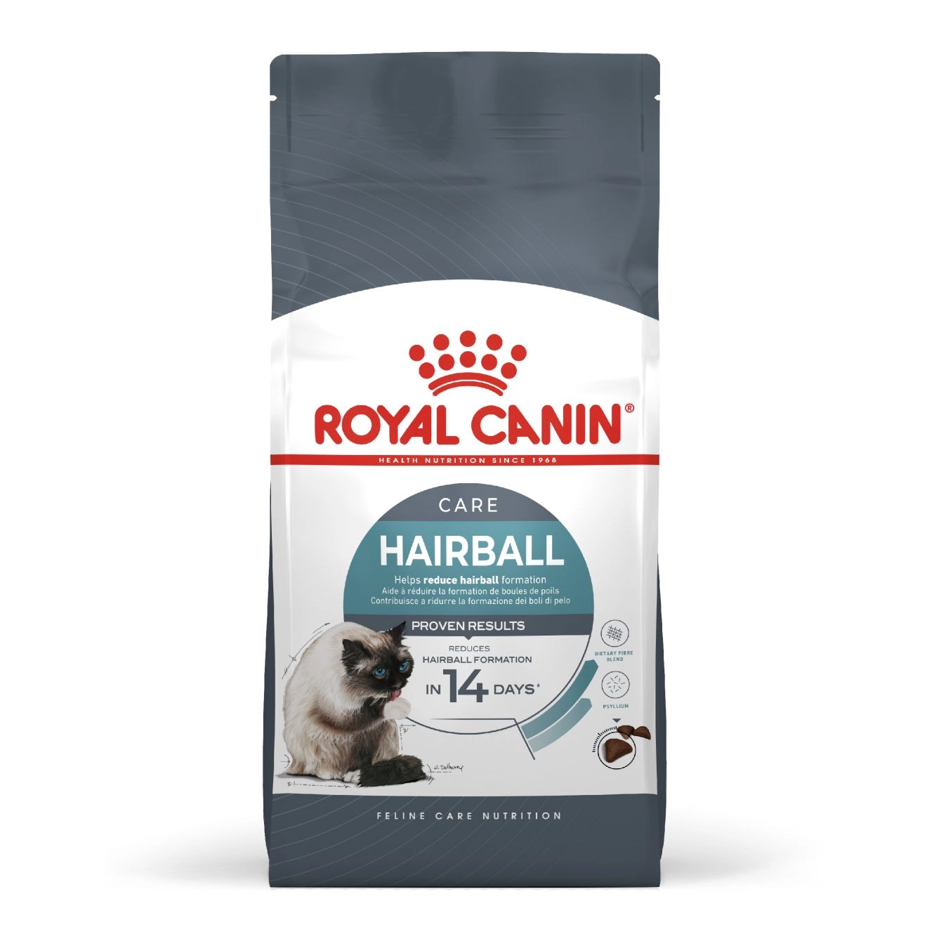 ROYAL CANIN Hairball Care อาหารเม็ดสำหรับแมวโตทุกสายพันธุ์ สูตรกำจัดก้อนขน