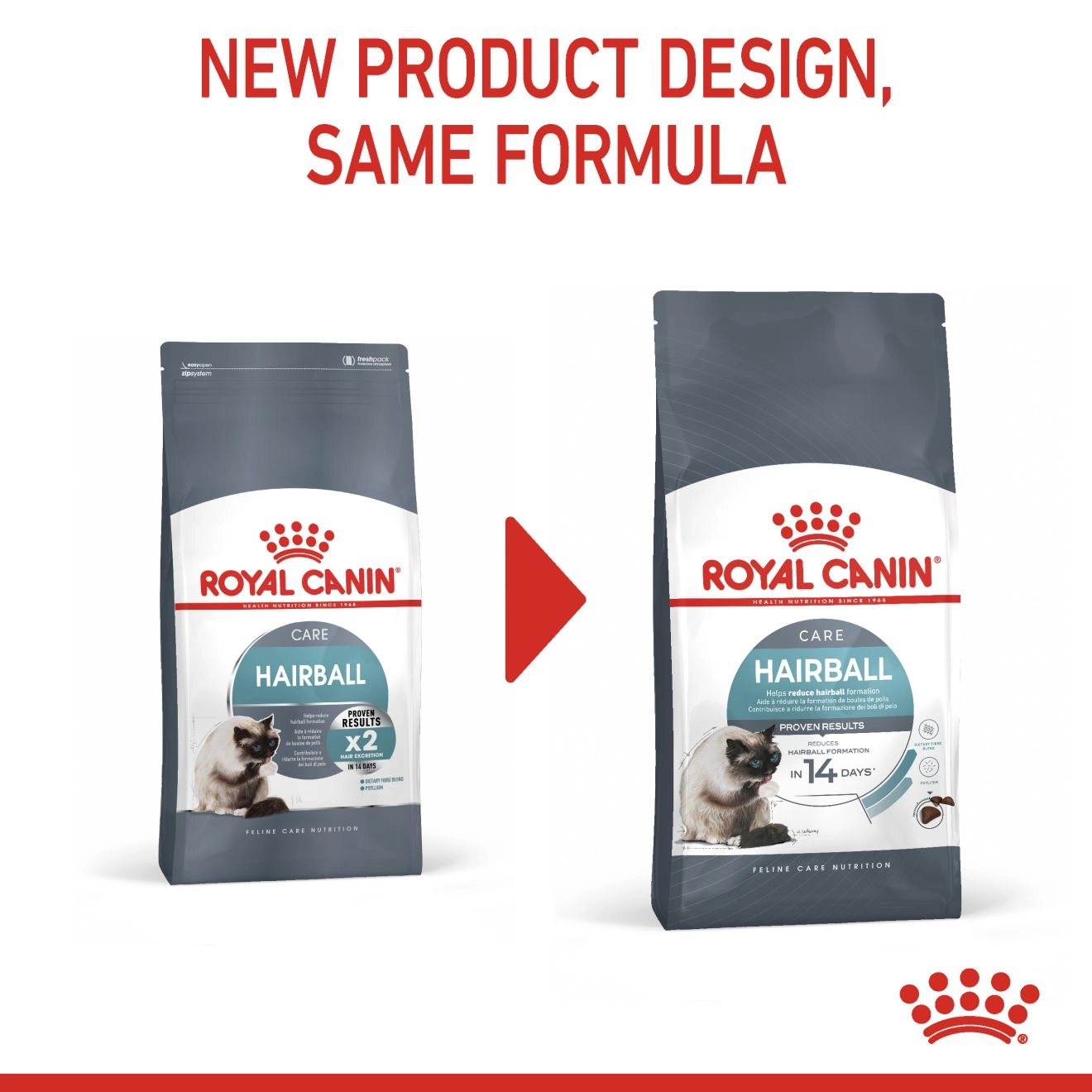 ROYAL CANIN Hairball Care อาหารเม็ดสำหรับแมวโตทุกสายพันธุ์ สูตรกำจัดก้อนขน