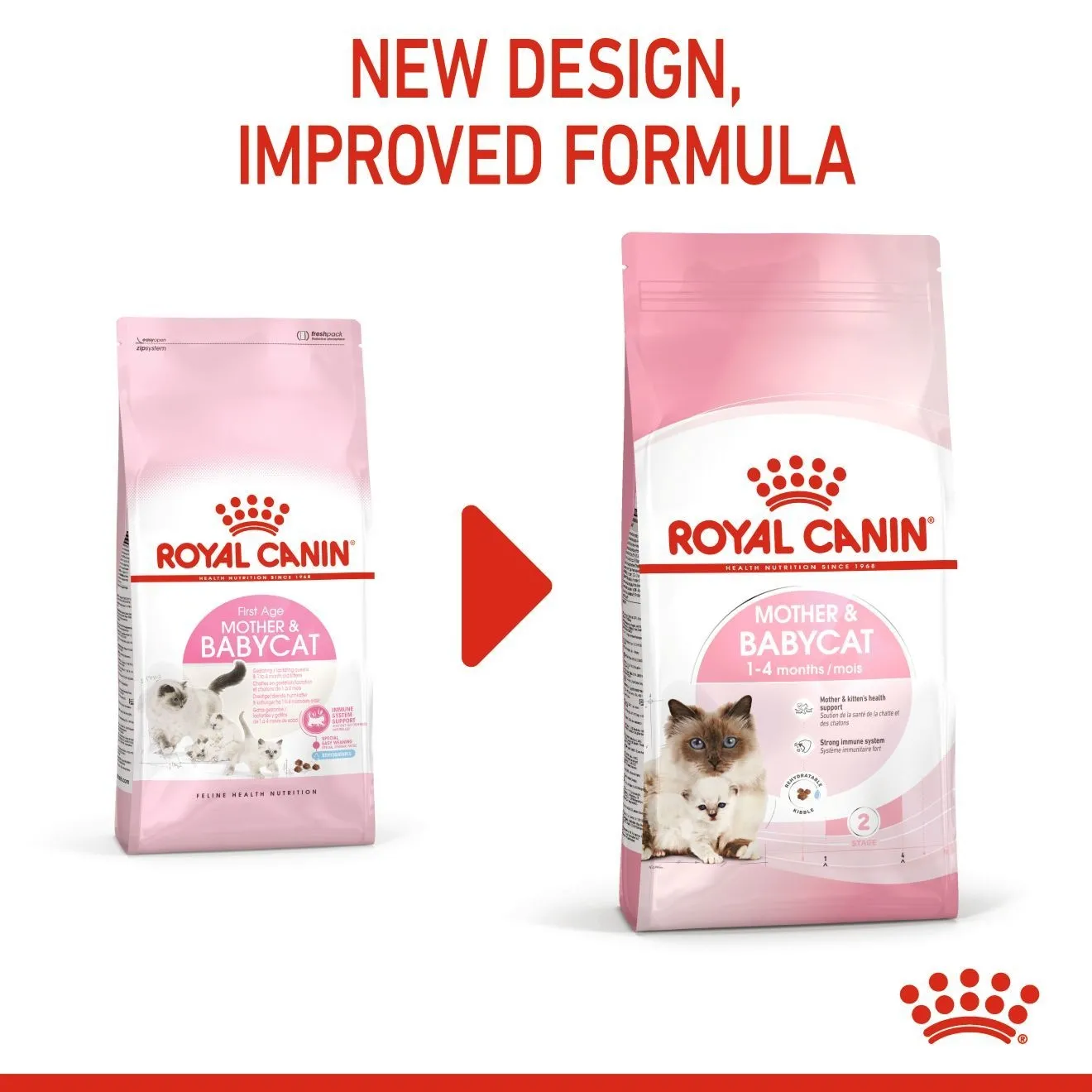 ROYAL CANIN MOTHER & BABYCAT อาหารเม็ดสำหรับ แม่แมวและลูกแมวหย่านม ทุกสายพันธุ์