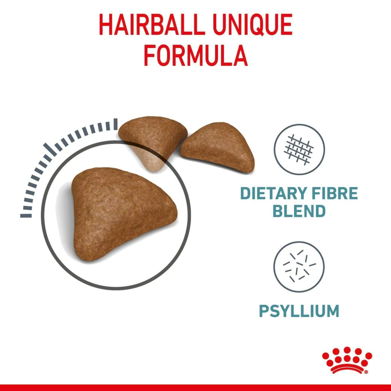 ROYAL CANIN Hairball Care อาหารเม็ดสำหรับแมวโตทุกสายพันธุ์ สูตรกำจัดก้อนขน