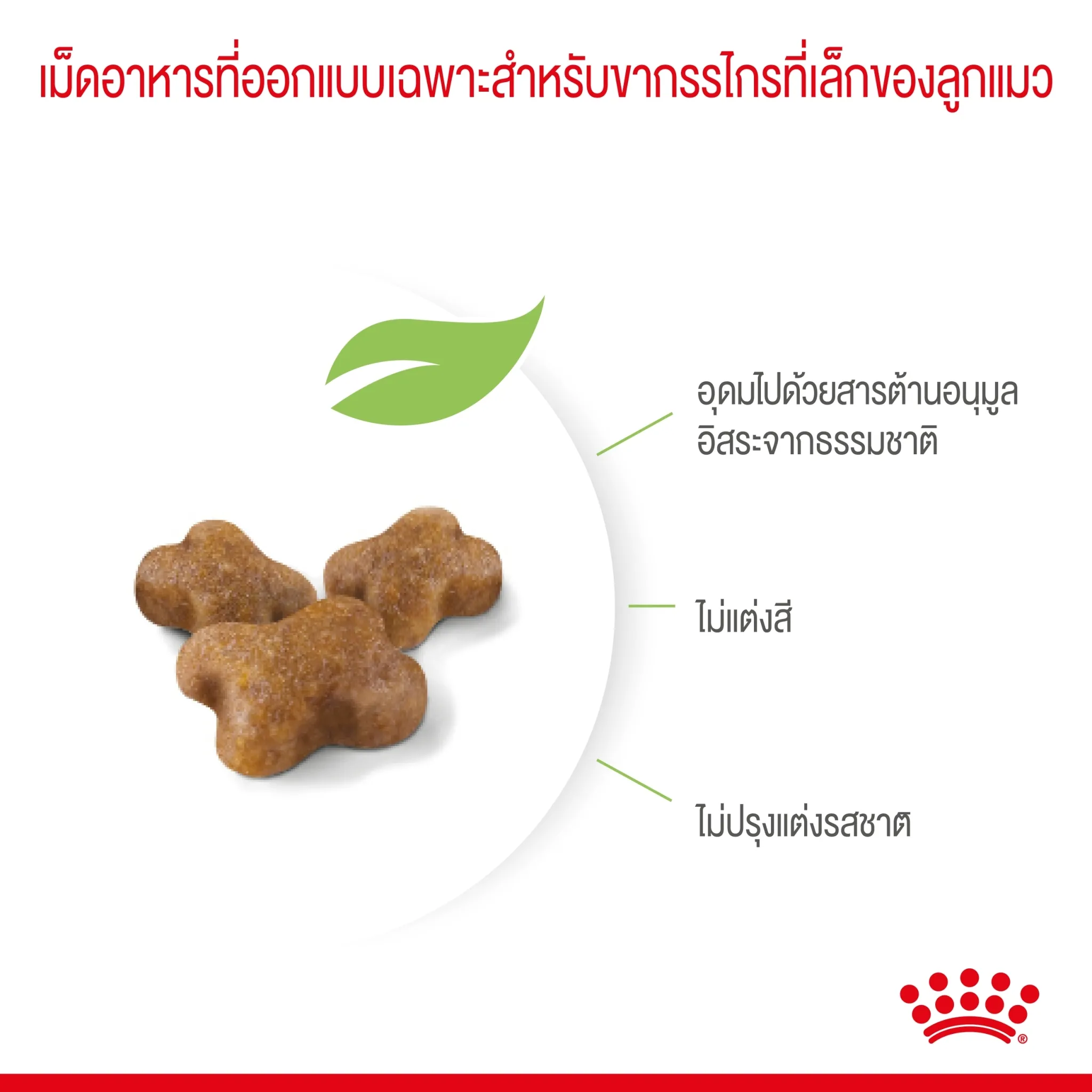 ROYAL CANIN KITTEN อาหารเม็ดสำหรับลูกแมว4-12เดือนทุกสายพันธุ์