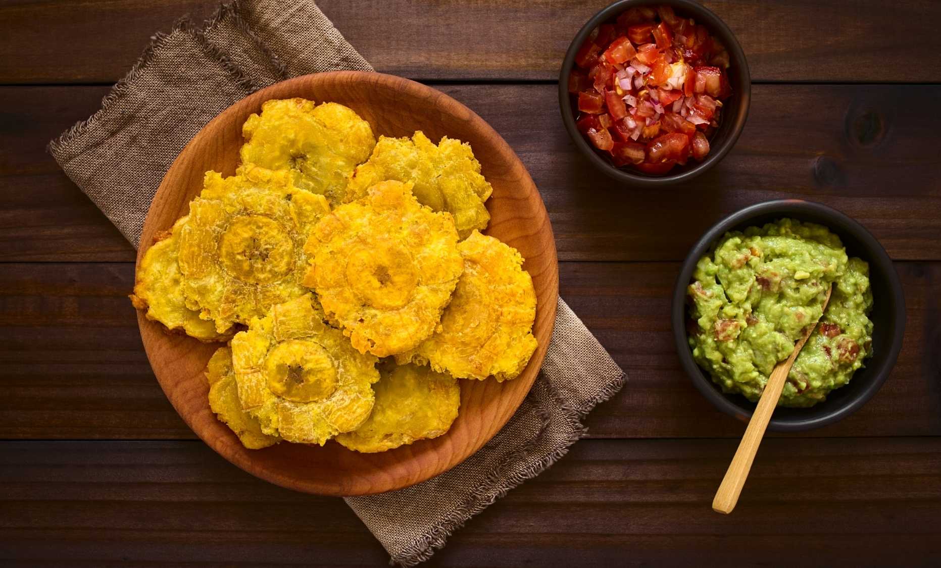 Patacones con Guacamole - Calorías - Fitia