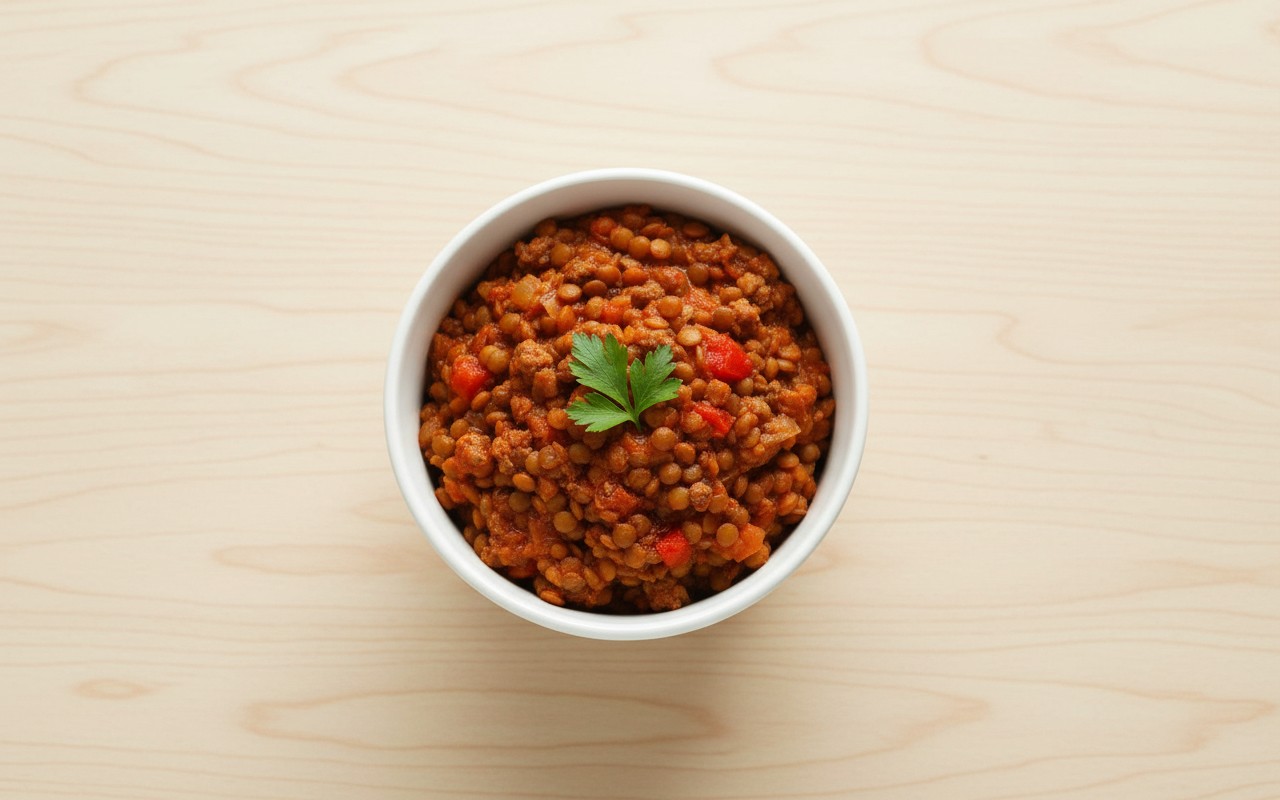 Guiso de Lentejas con Carne Picada