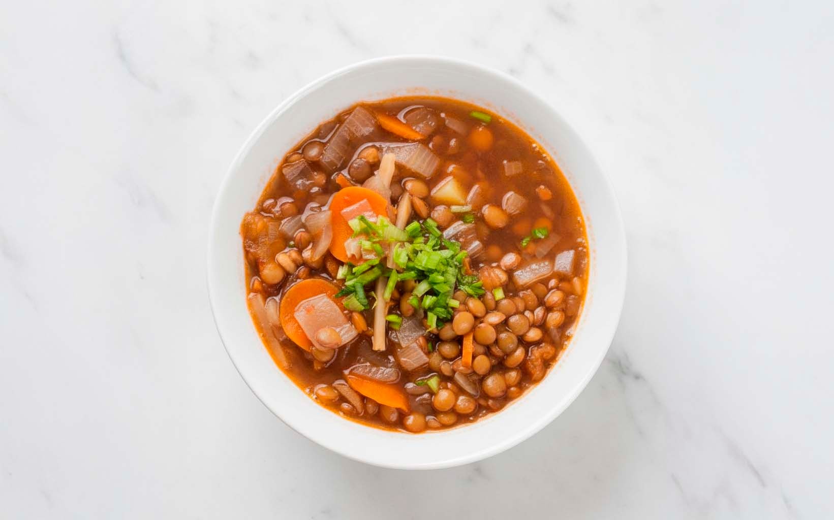 Sopa de Lentejas Chilena