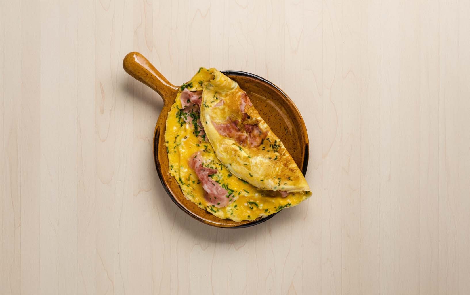 Omelette de Jamón y Queso