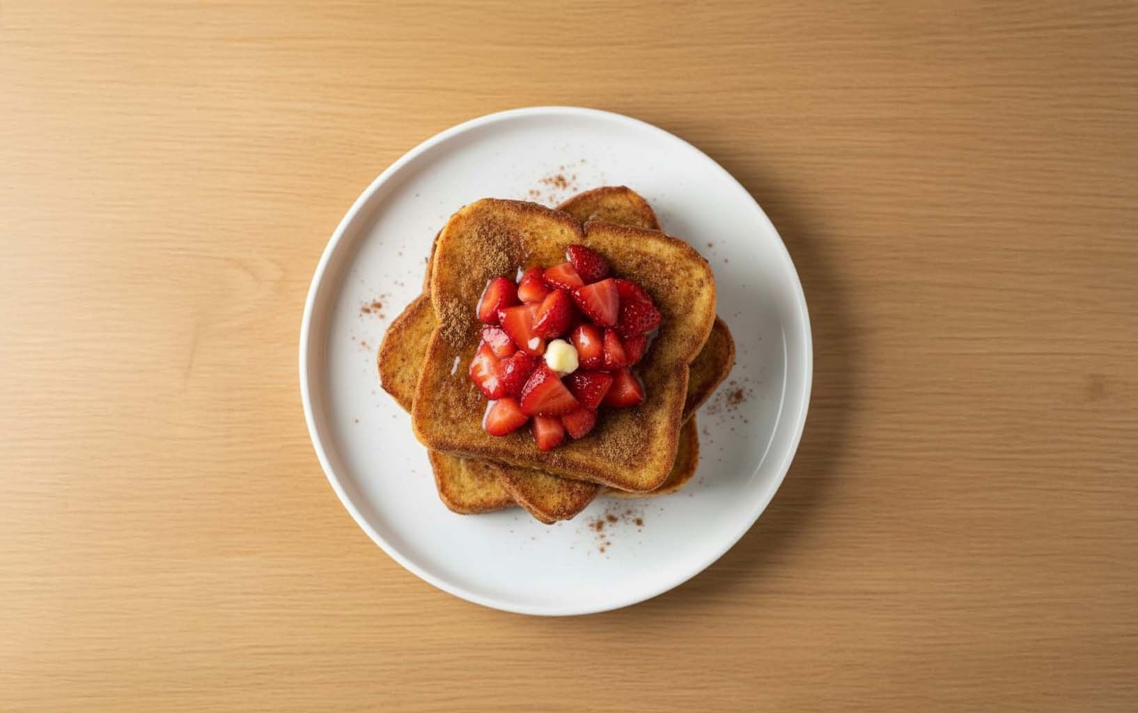 Tostadas Francesas con Fresas