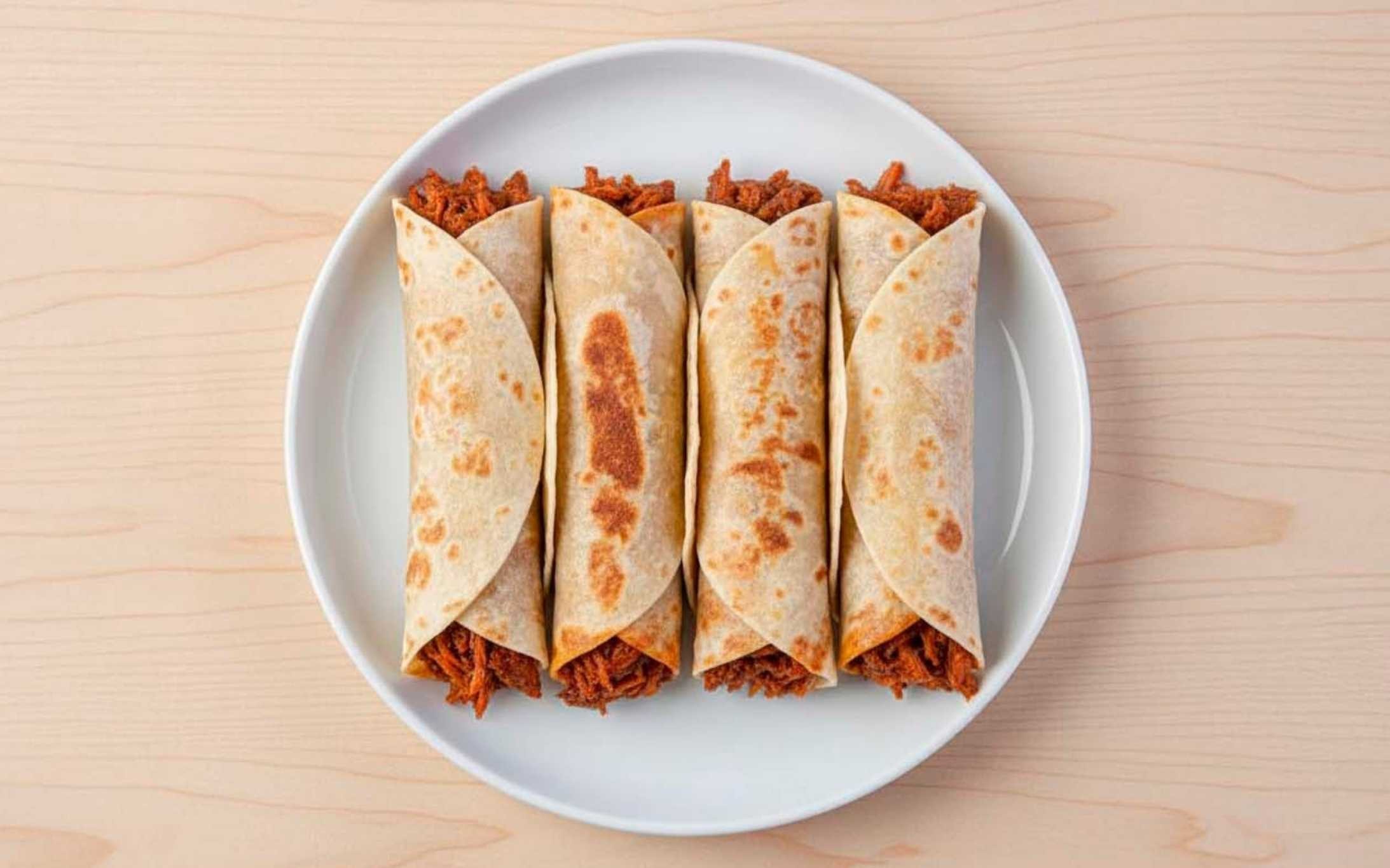 Tacos de Cerdo Desmenuzado en Salsa BBQ