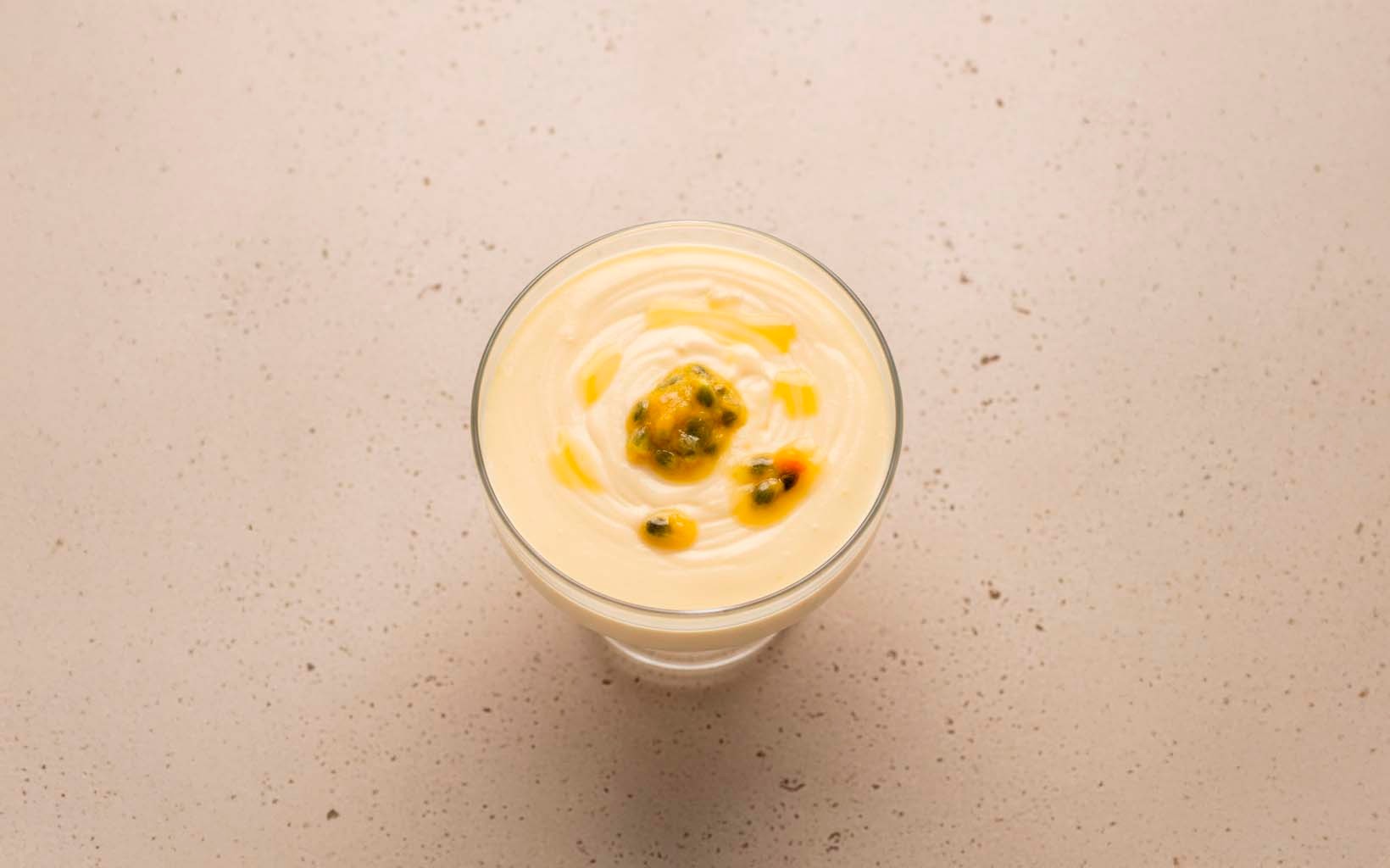 Mousse de Maracuyá Sin Azúcar