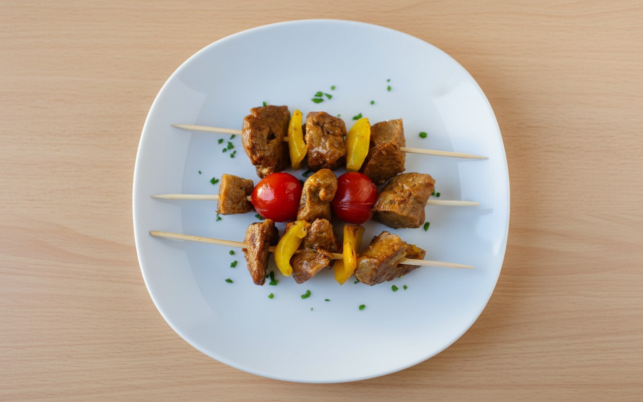 Brochetas de Seitán