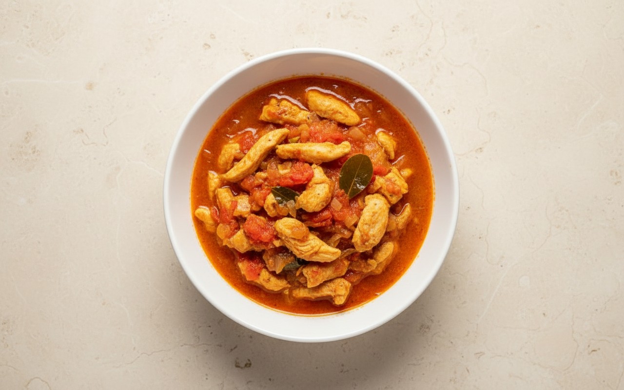 Guiso de Pollo con Tomate Rallado